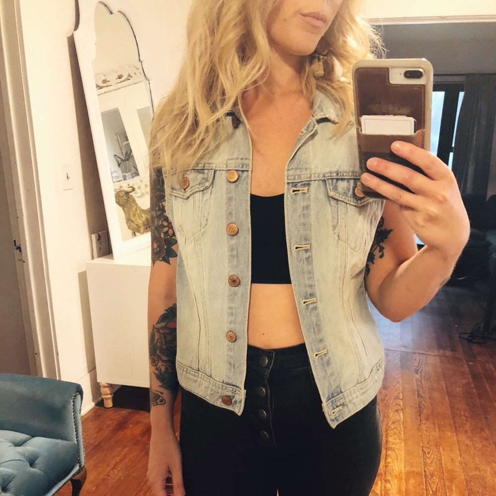 Denim vest